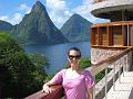 Pitons from Jade Mountain Restaurant